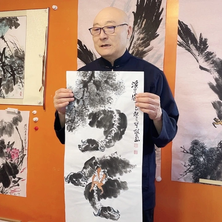 国画张圣敏先生纯手绘作品