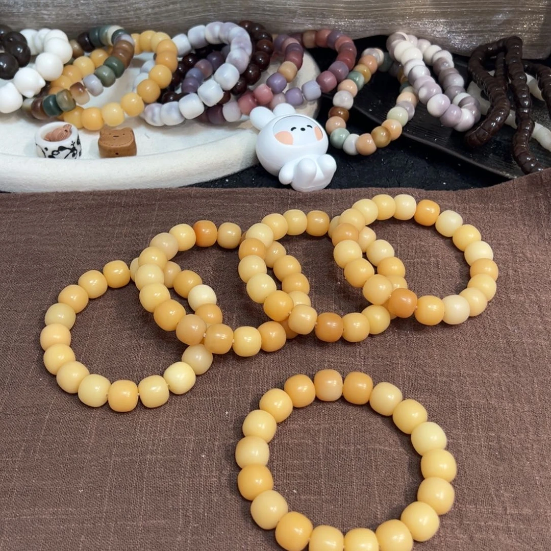 菩提根/象牙果吊坠奶黄包卡14