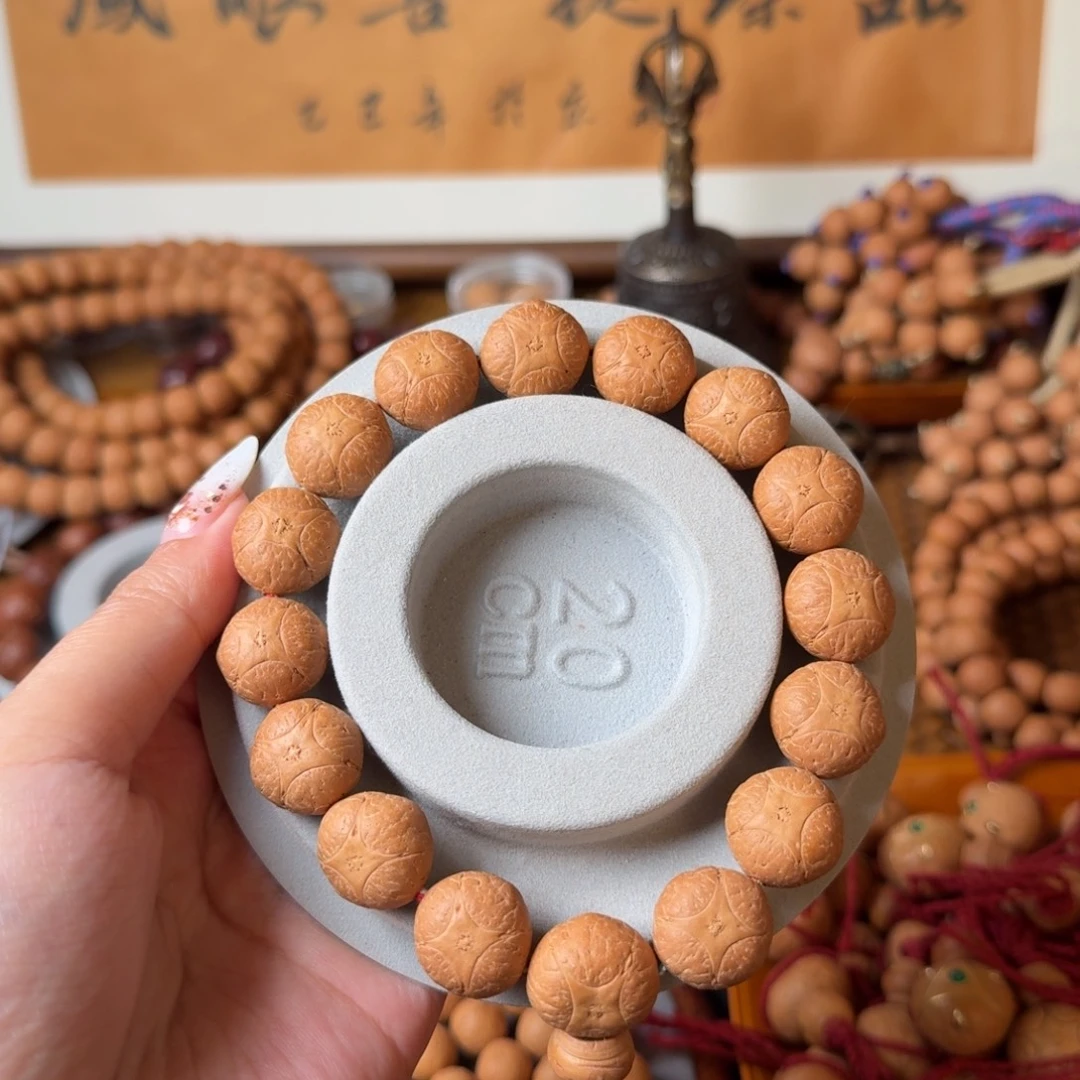 把件凤眼菩提16mm/同树麒麟眼手串