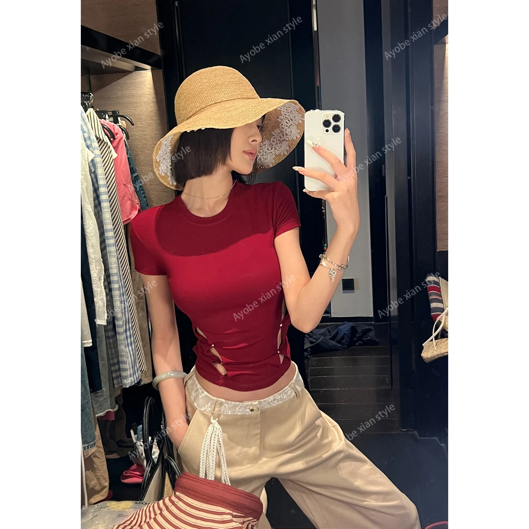 【Ayobe】田园私语&日系优雅蕾丝拉菲草大帽檐帽子度假出片配饰周边