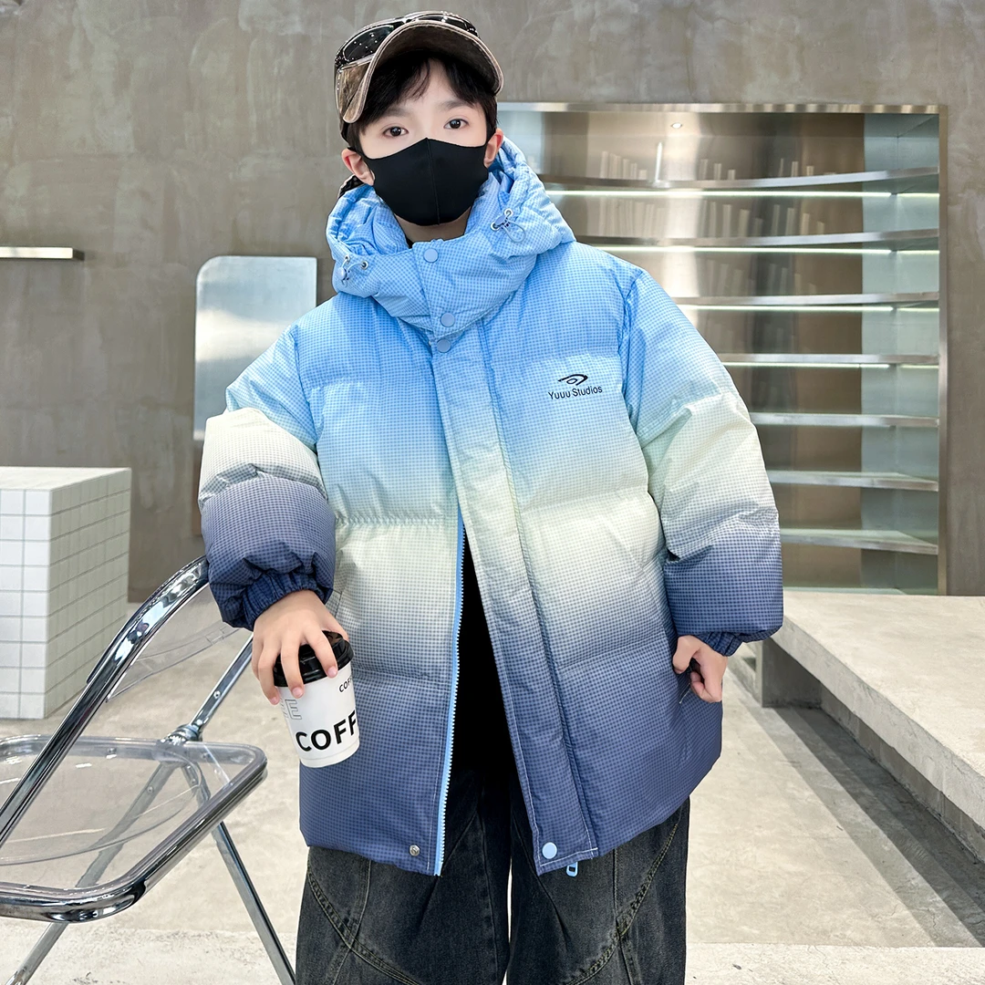 儿童男童冬季加厚棉服2026新款中大童冬装保暖棉衣外套男孩棉袄潮