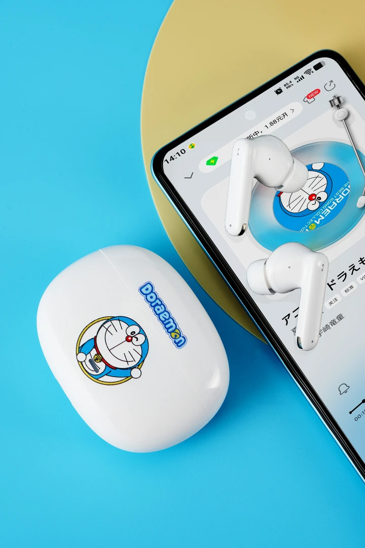 【柏林之声】2025新款机器猫DL12无线蓝牙耳机运动降噪高音质长续航