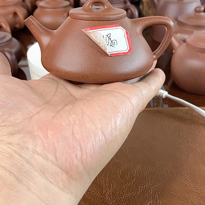 地***子紫砂茶壶降坡泥～160cc子冶石瓢