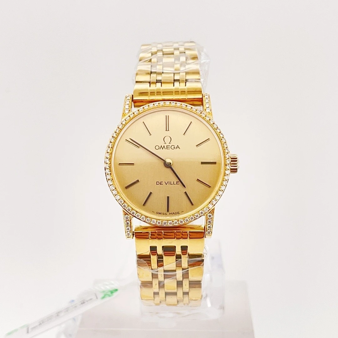 95新 Omega/欧米茄 手动机械表后钻25mm/公价32999/W12602