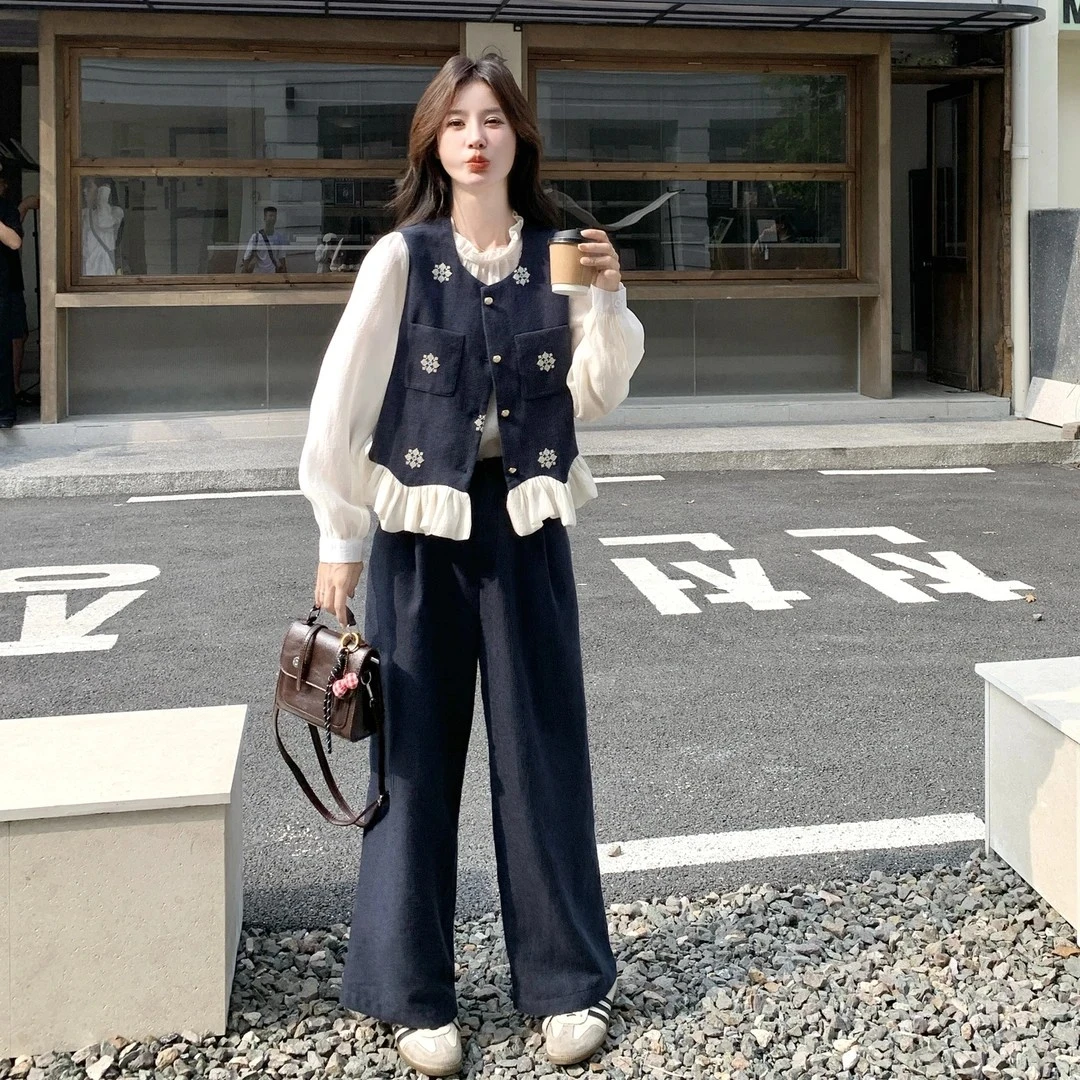 【三件套】时尚风小香风时尚套装减龄女装休闲风洋气时尚