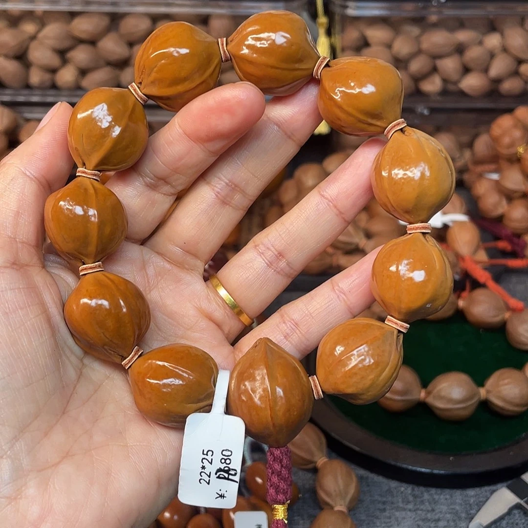 K***.橄榄核手串/手链梅林铁核2225手串