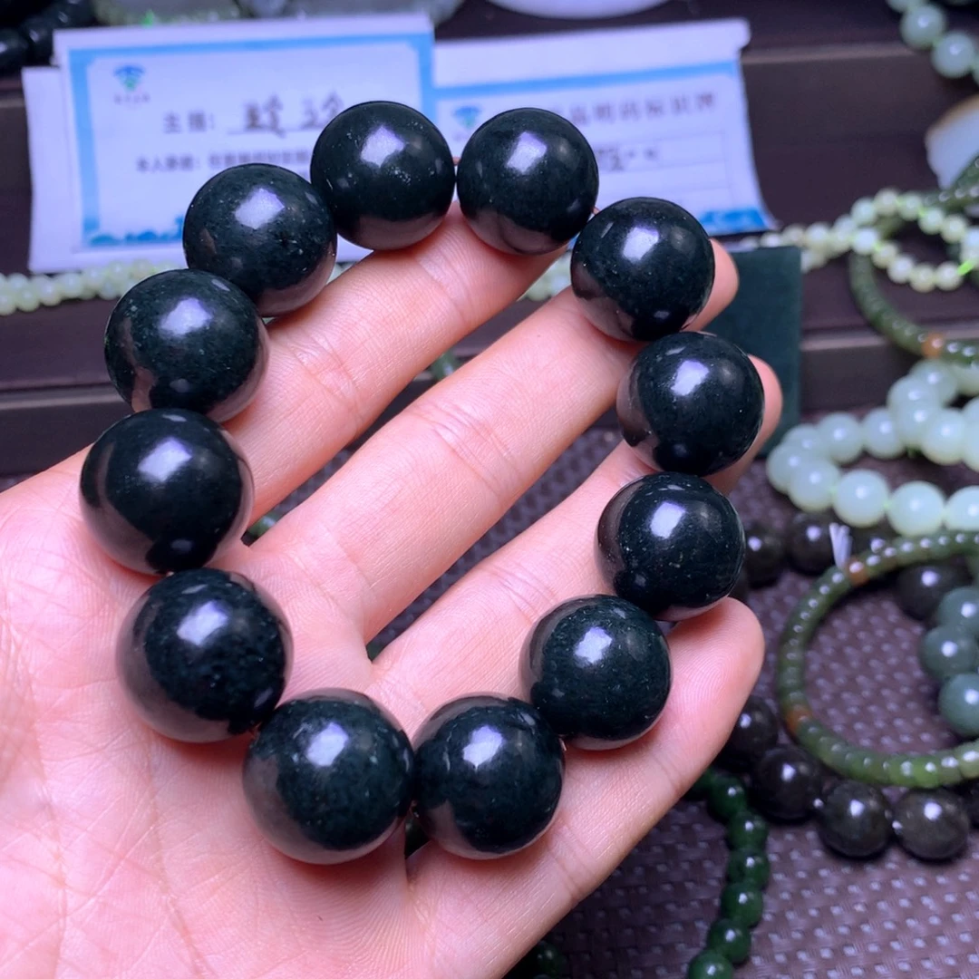 和田玉未镶嵌手串20