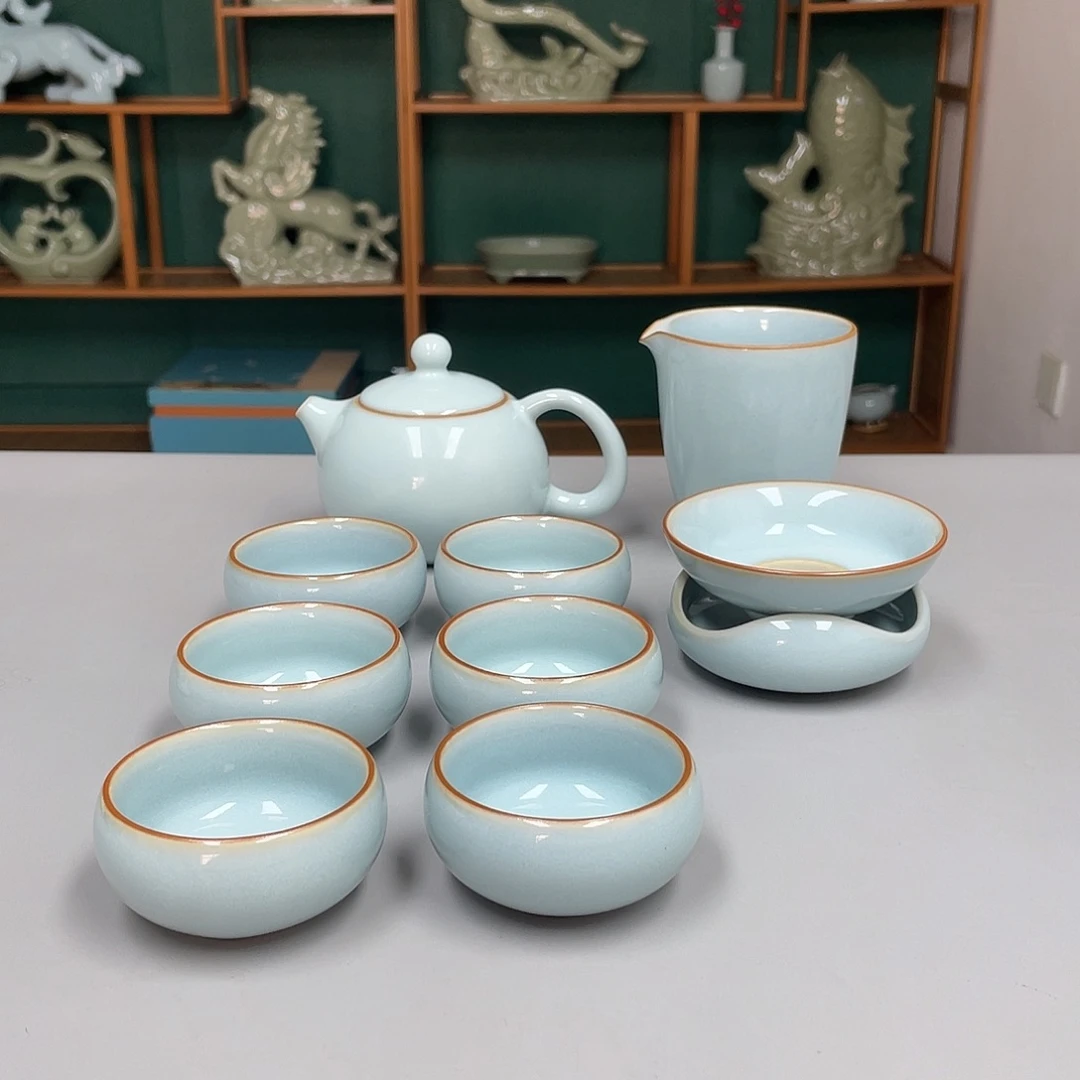 瓷西施壶套装带礼盒