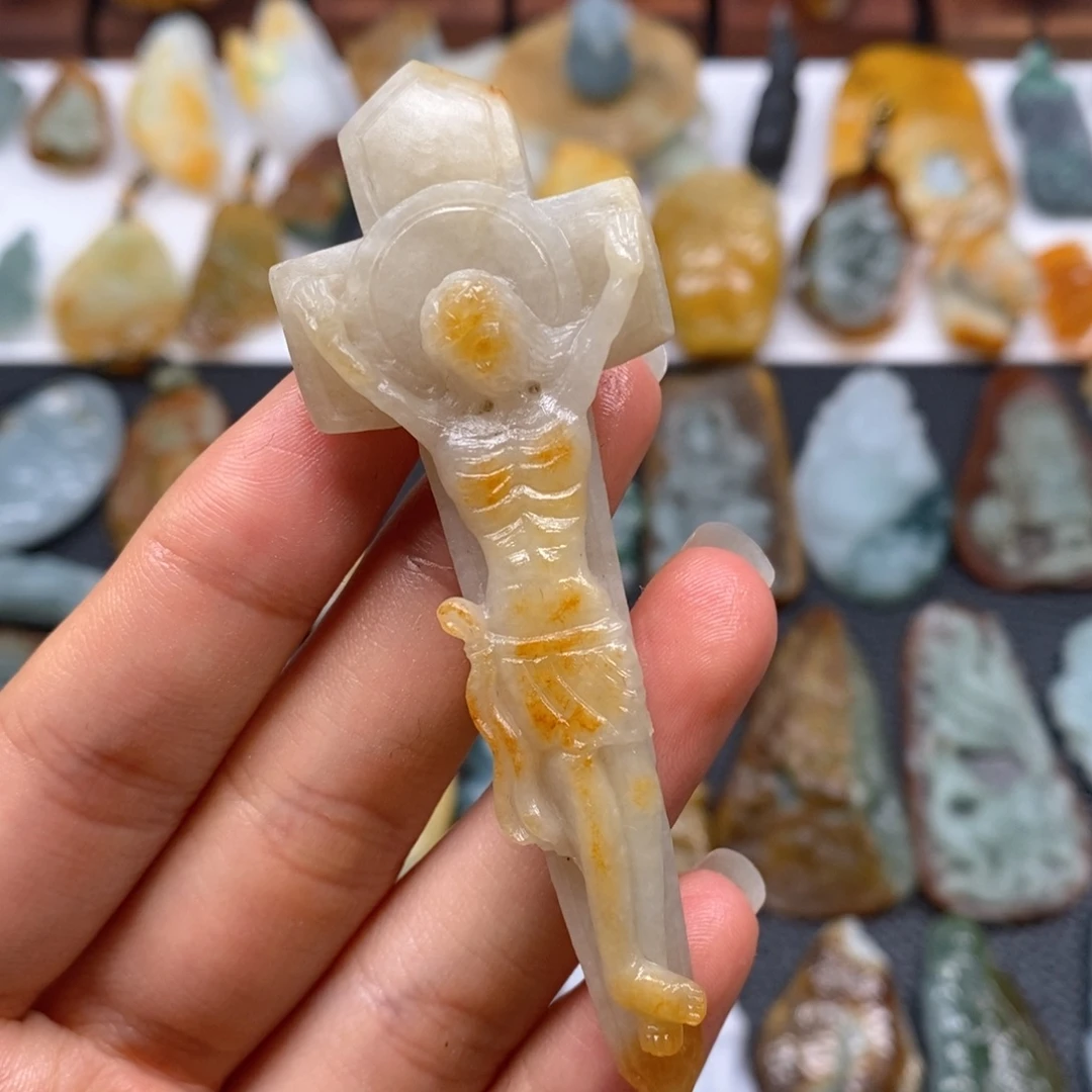 心***浪定制翡翠未镶嵌翡翠