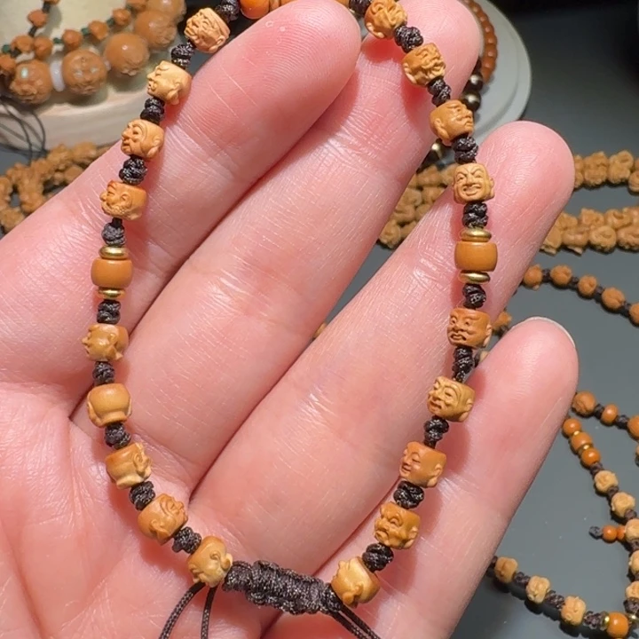 橄榄核手串半****生0.5罗汉手串