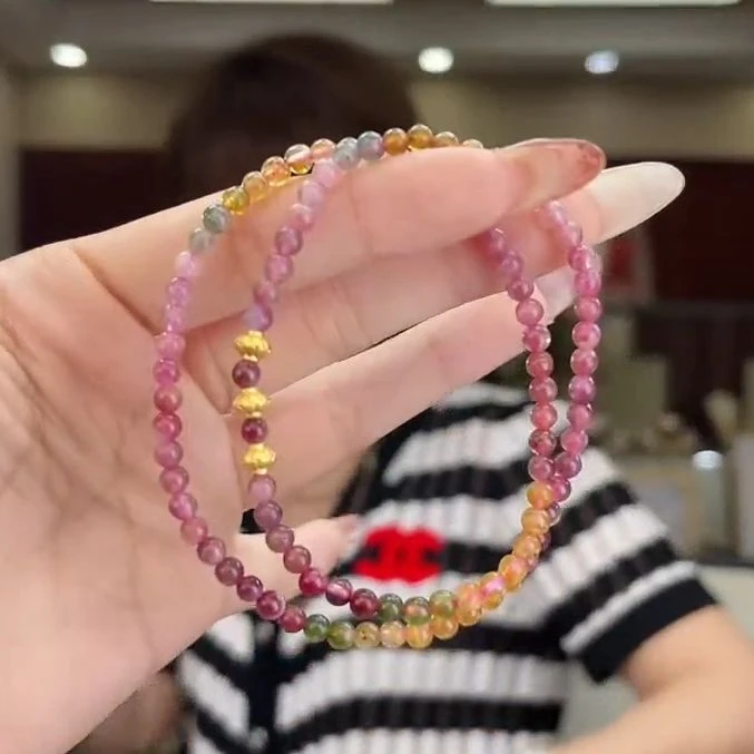 05371021/未镶嵌碧玺4mm+双圈多样性发货