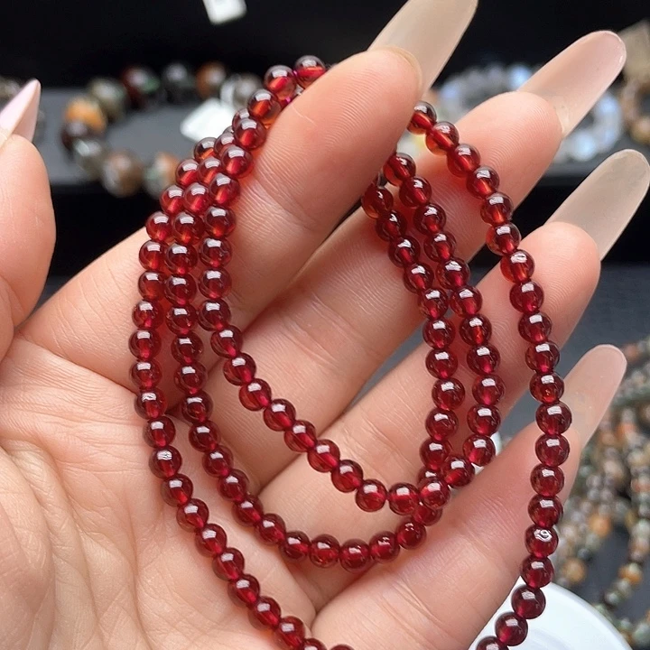 石榴石天然手链未镶嵌