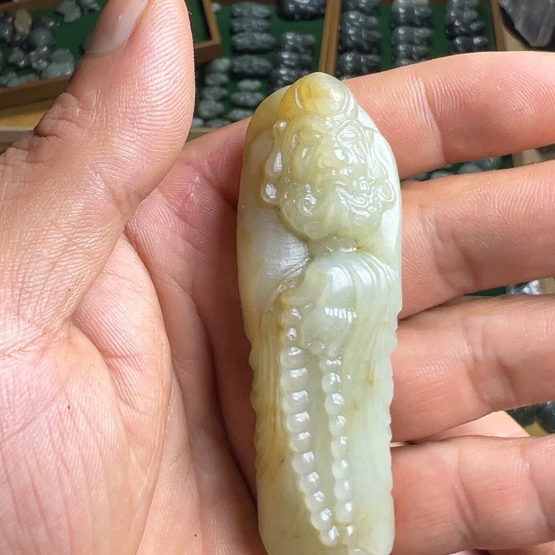 和田玉未镶嵌发饰