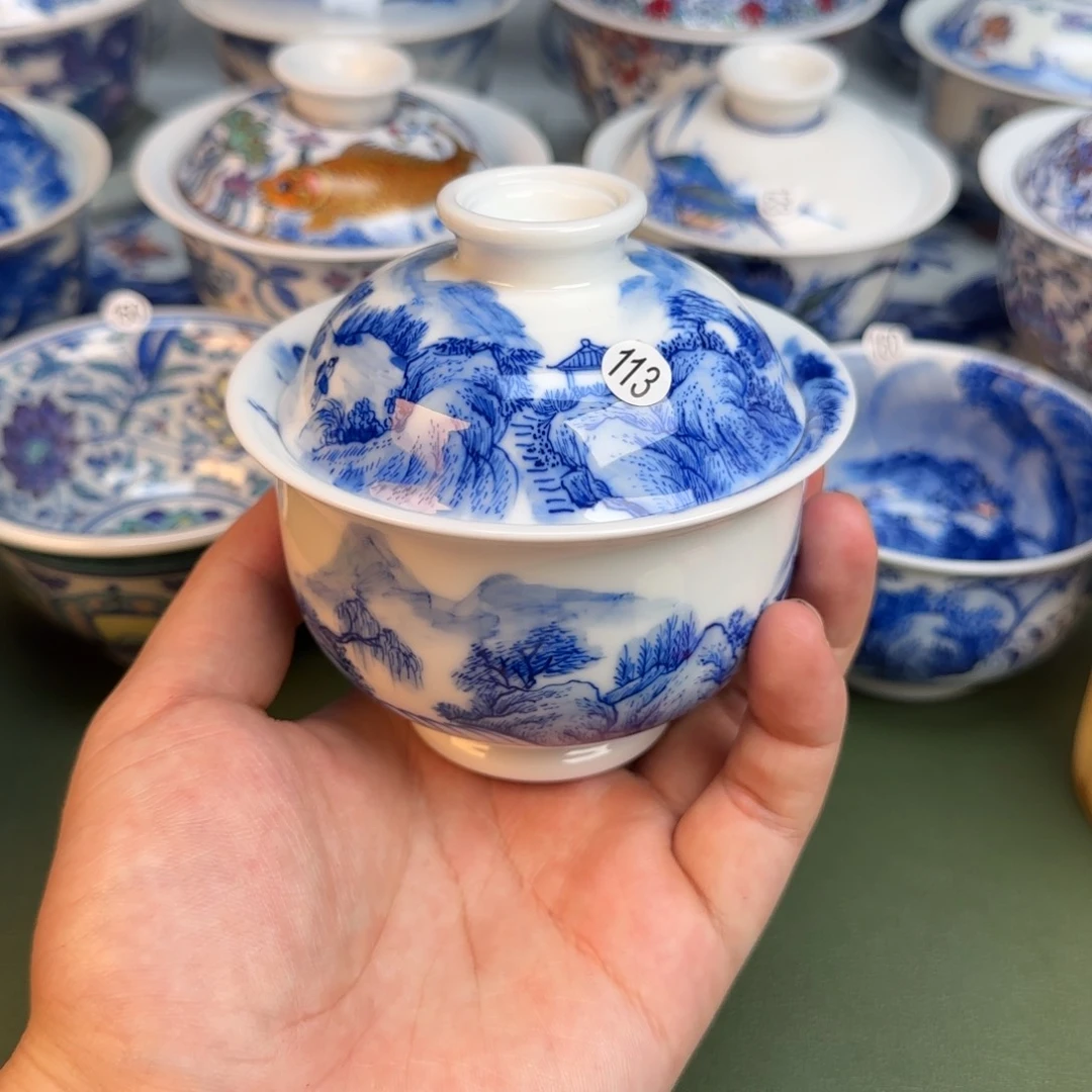 彦祖纯手工手绘茶具113