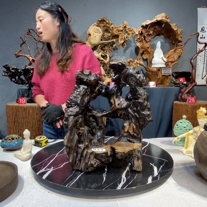 阳***️木草木堂根艺摆件523