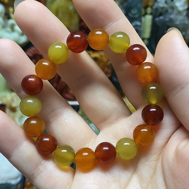 蛇纹石玉未镶嵌手链