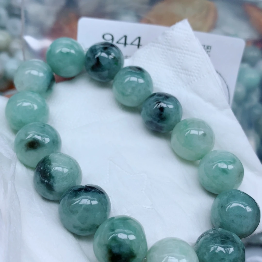 翡翠未镶嵌项链珠子珠