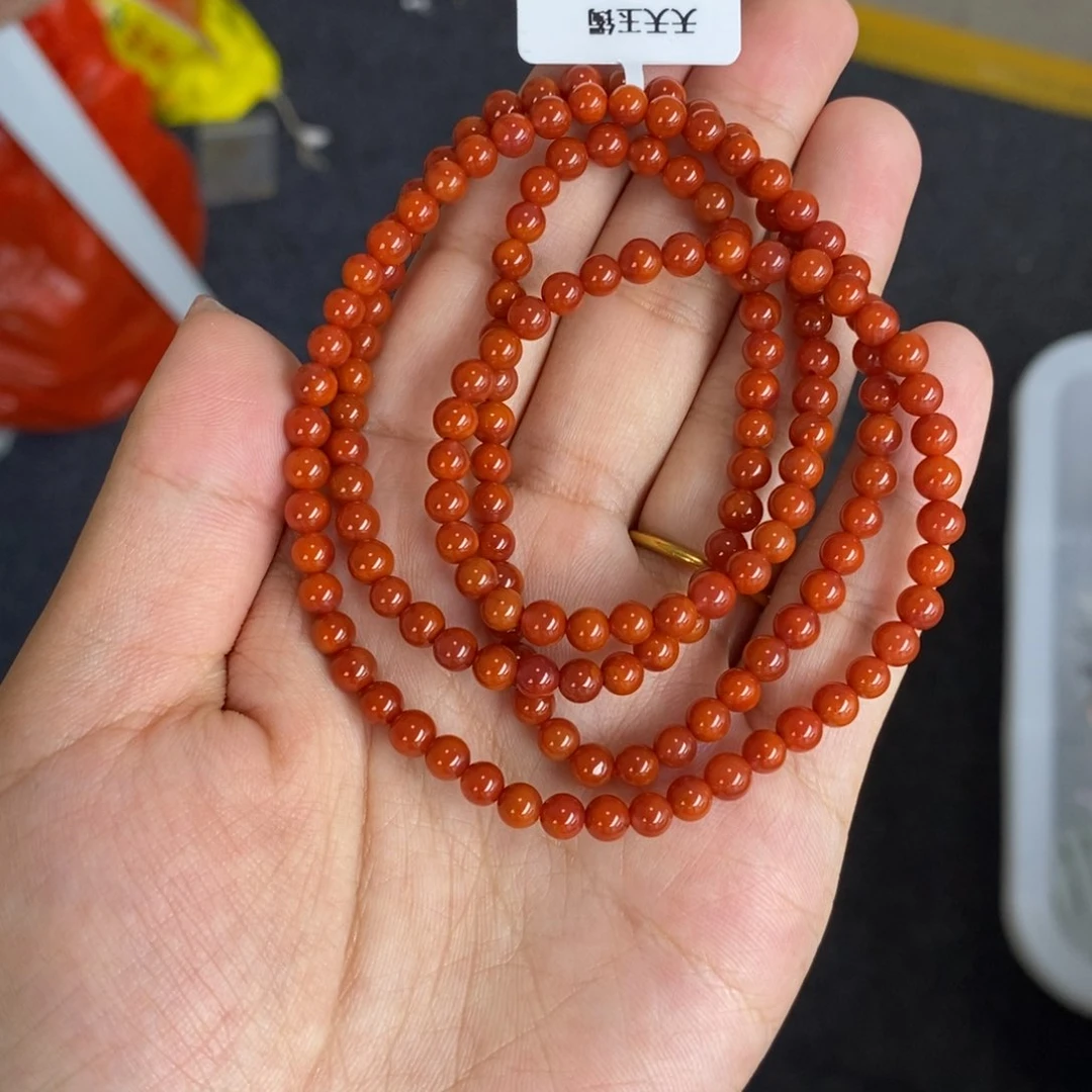 颈饰未镶嵌南红玛瑙