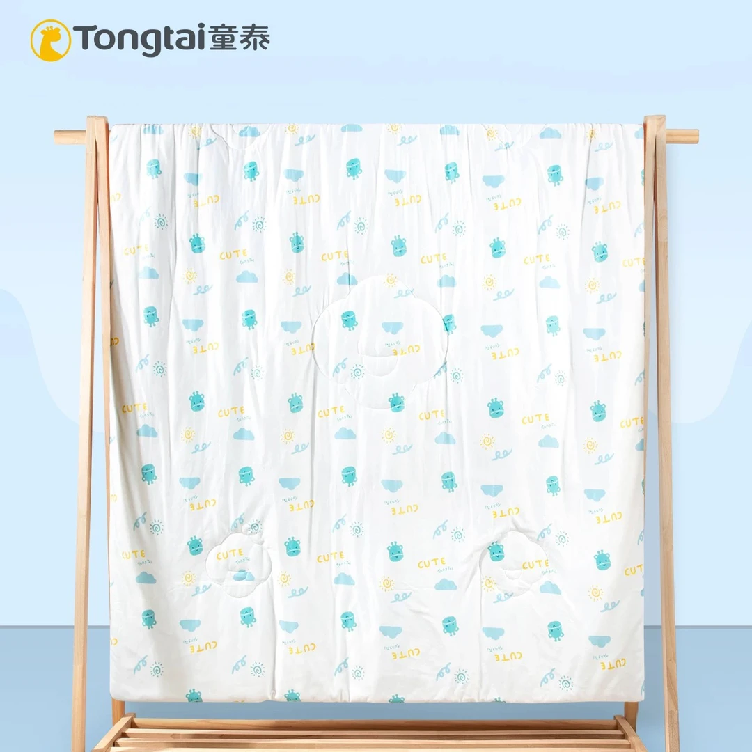 Tongtai/童泰春夏季婴幼儿幼儿园床品加棉凉感空调被0-8岁被子