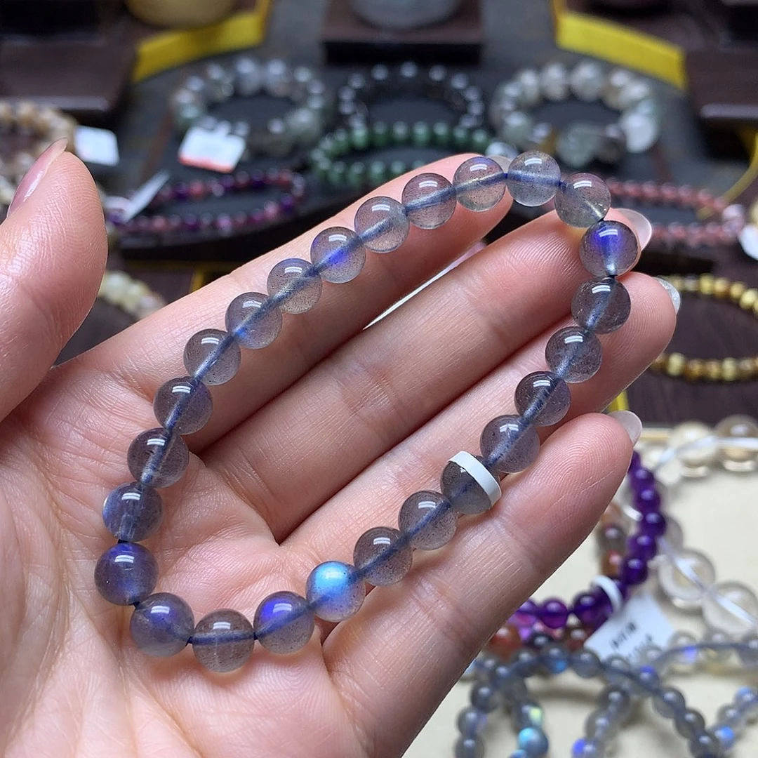 未镶嵌手链拉长石手链