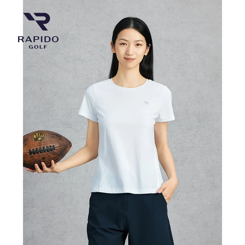 【新品】Rapido睿必度25春夏女GOLF运动圆领短袖T恤雳霹道VP5442P71