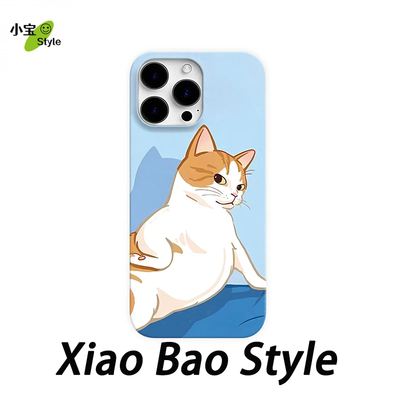 傲娇小猫适用苹果16手机壳创意15/12/13pro个性iPhone11/14promax