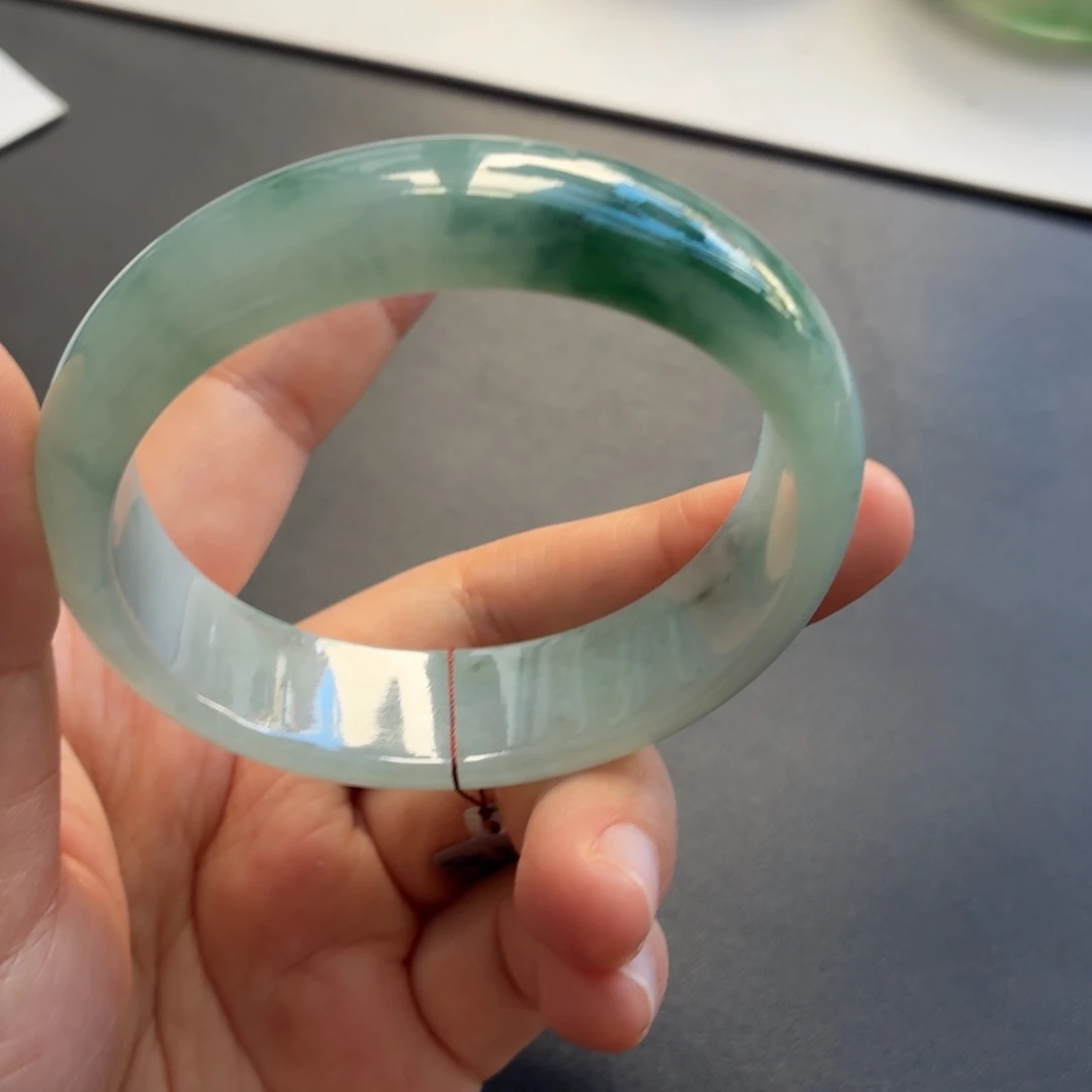 翡翠未镶嵌手镯天然