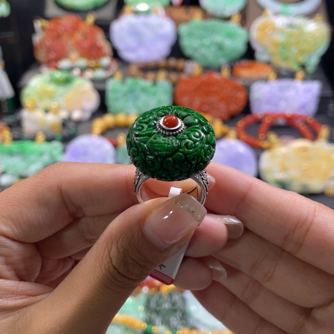 翡翠未镶嵌颈饰二***0代编织