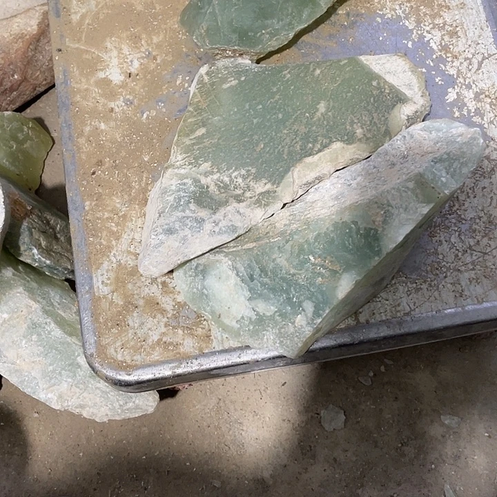 飞***7蛇纹石玉未镶嵌天然岫玉多样性发一