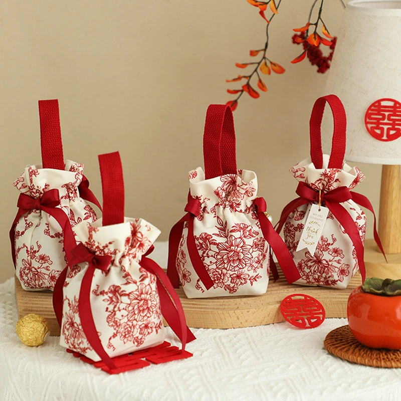 2025新款结婚喜糖盒高级感婚礼订婚专用喜糖袋子糖果包装盒子礼盒