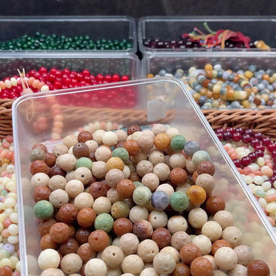 白玉菩提吊坠C/15mm/20+2颗