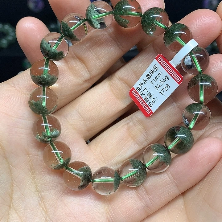 水晶手串未镶嵌天然水晶