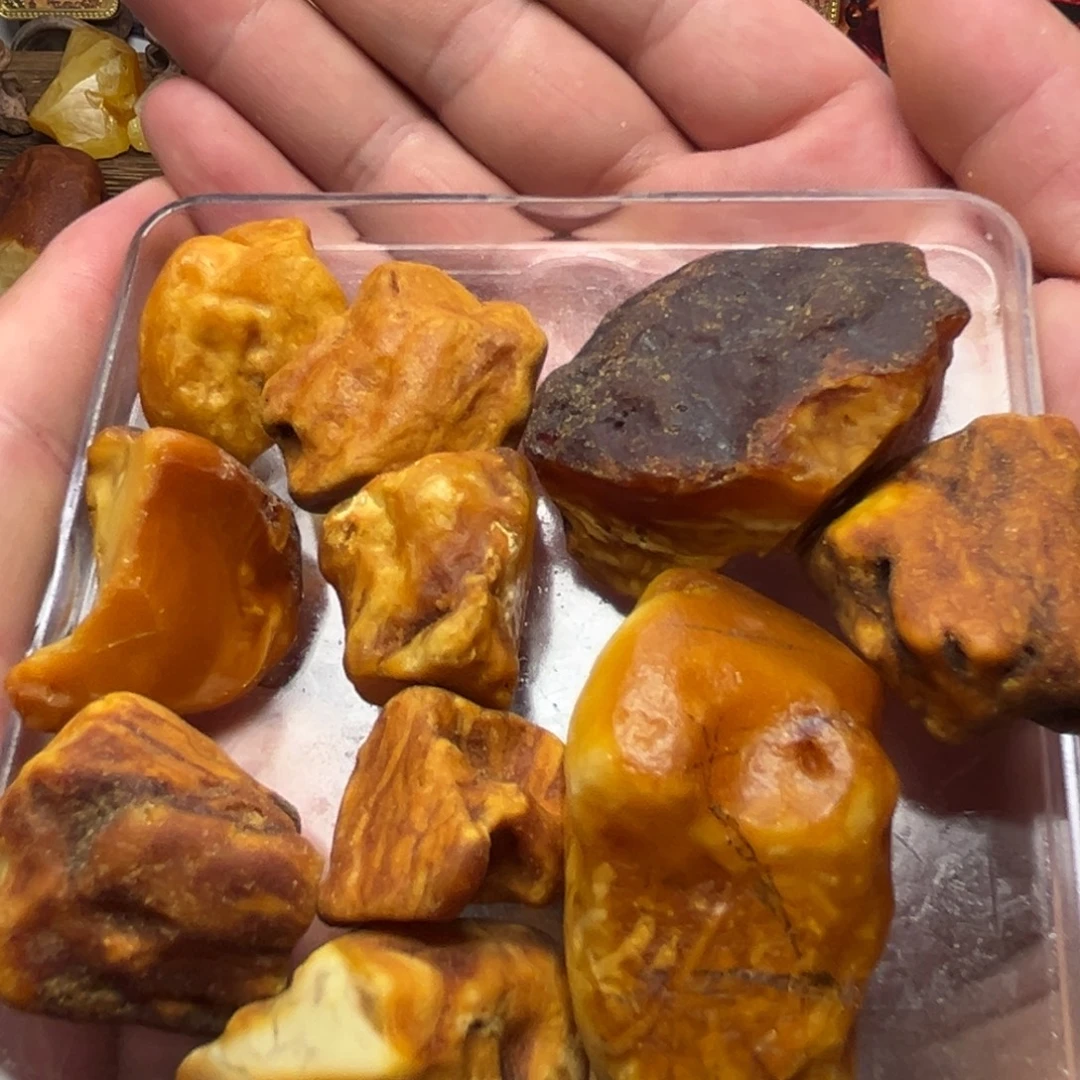 闲***事未镶嵌定制琥珀蜜蜡定制老型