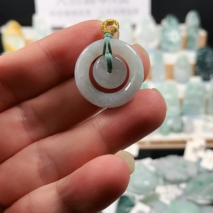 吊坠(不含链)未镶嵌翡翠79字母扣