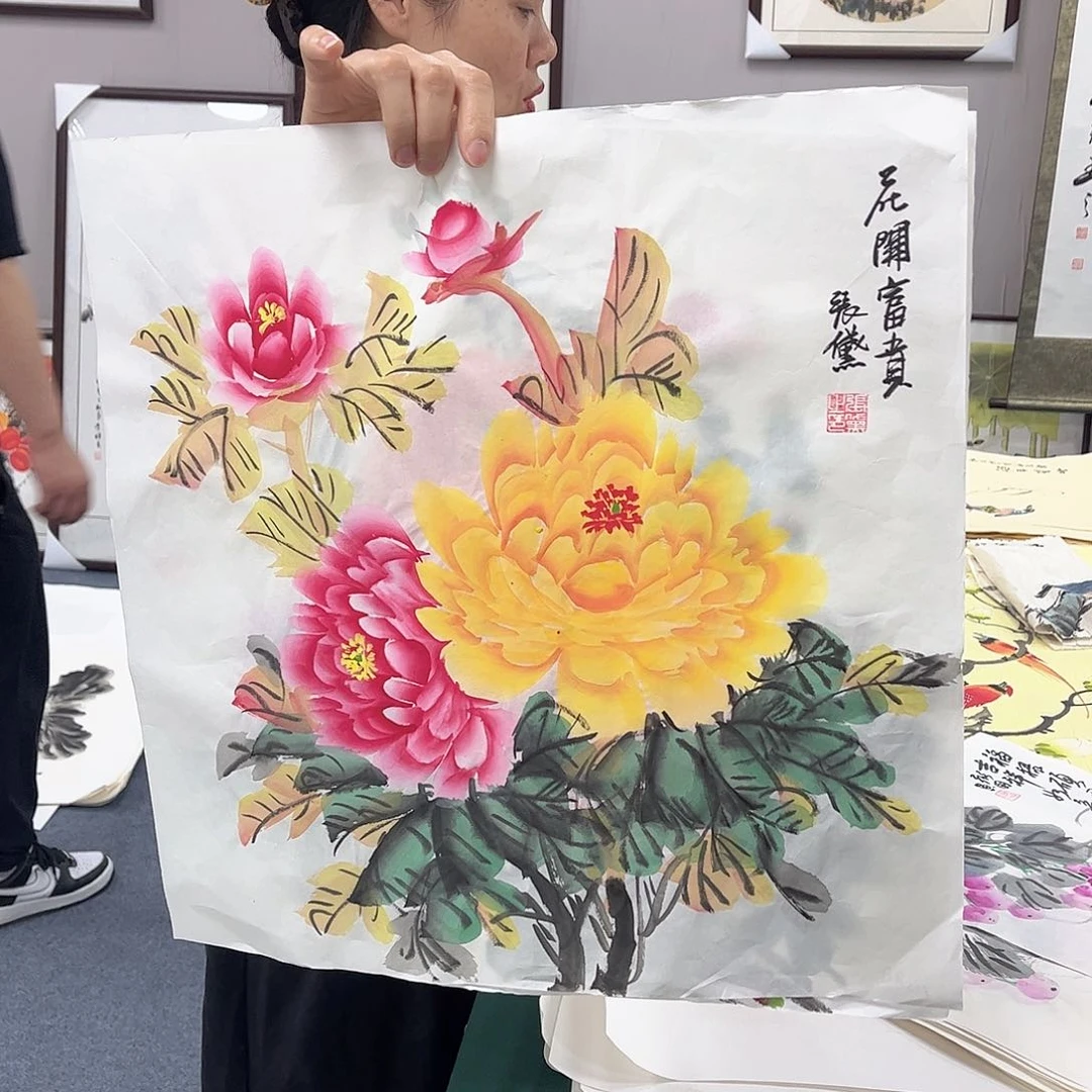 国画宣纸国画纯手绘作品