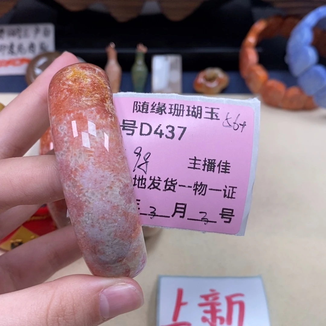 硅化珊瑚（珊瑚玉）D437未镶嵌元*
