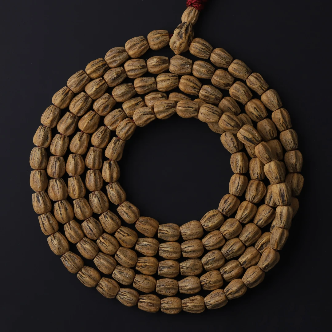 S1126红楼 热振玉化红芽高桩多棱顺108百香长串（送工具）