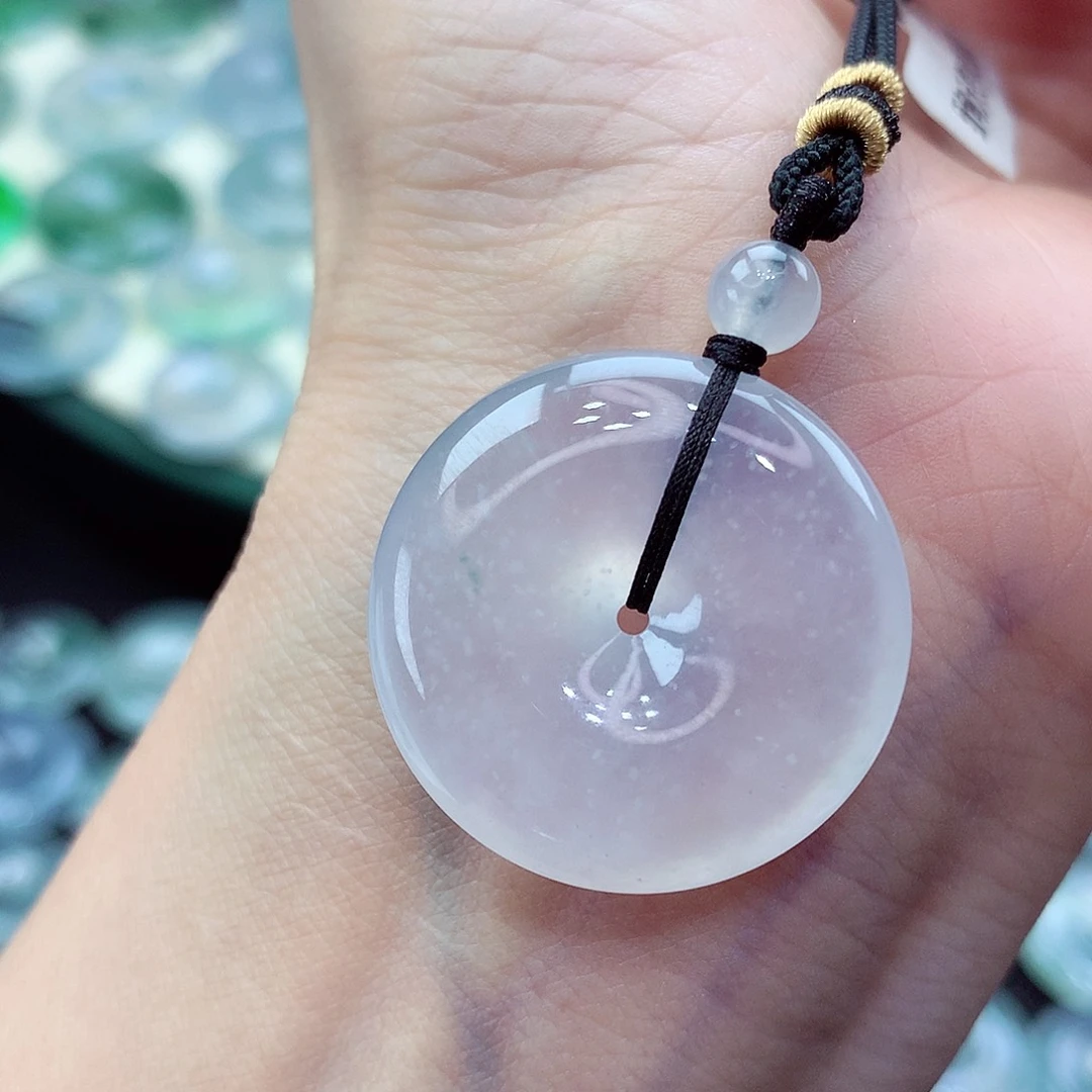 翡翠未镶嵌颈饰编号51尺寸26.5/6.1