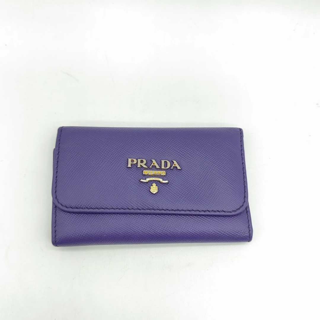 95新 Prada/普拉达  紫色短款钱包 1564 0523