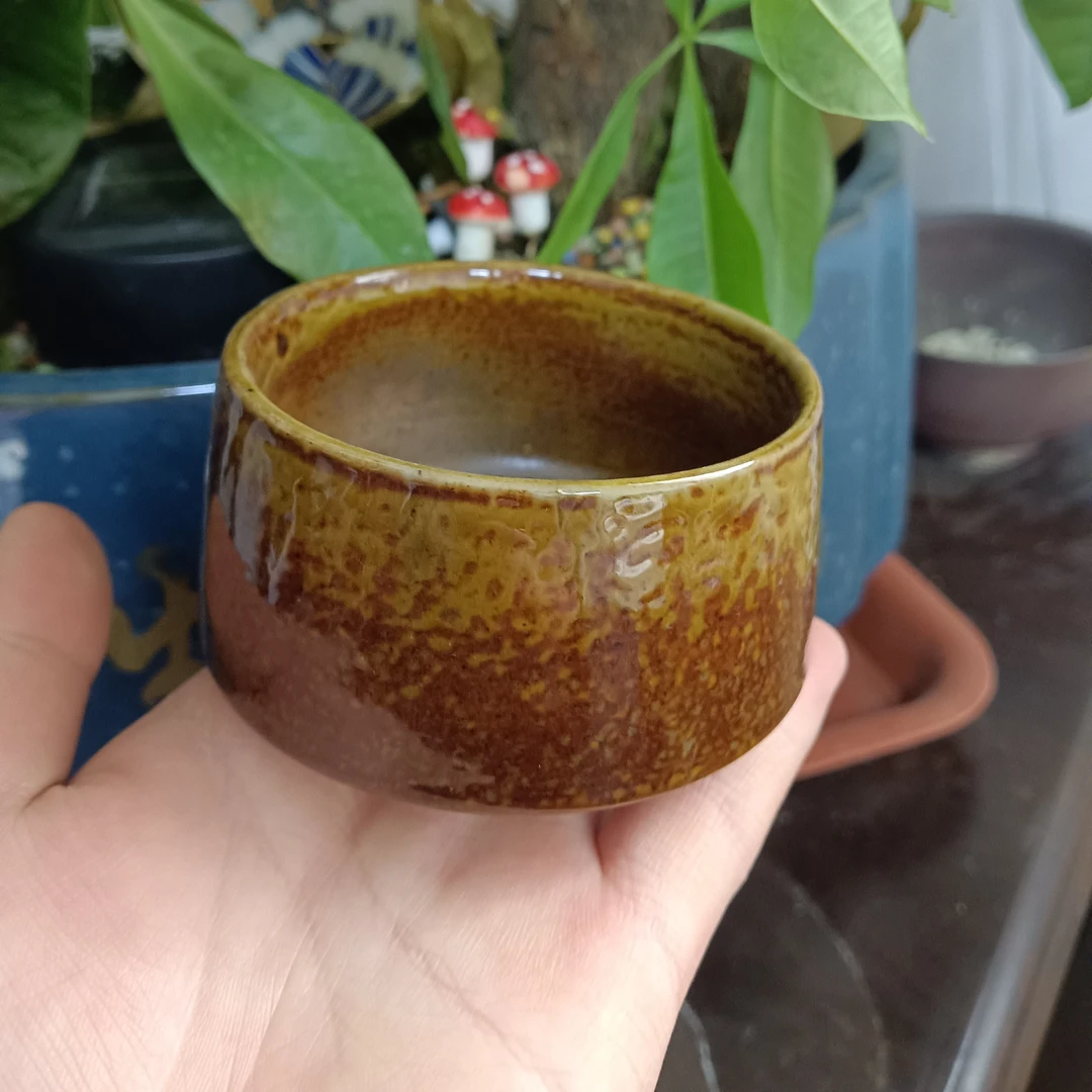 儒陶柴烧五色土窑宝将军杯