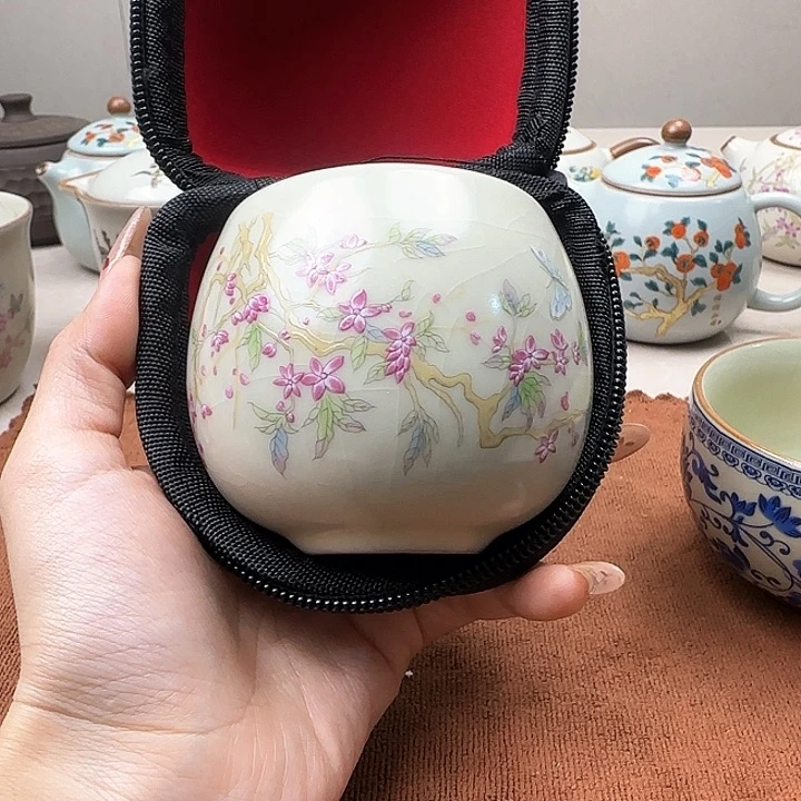 优一堂黄紫藤龙蛋杯带包