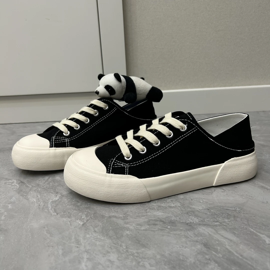 大厂品质！2025夏季帆布透气半拖懒人鞋！多巴胺配色！舒服轻松！