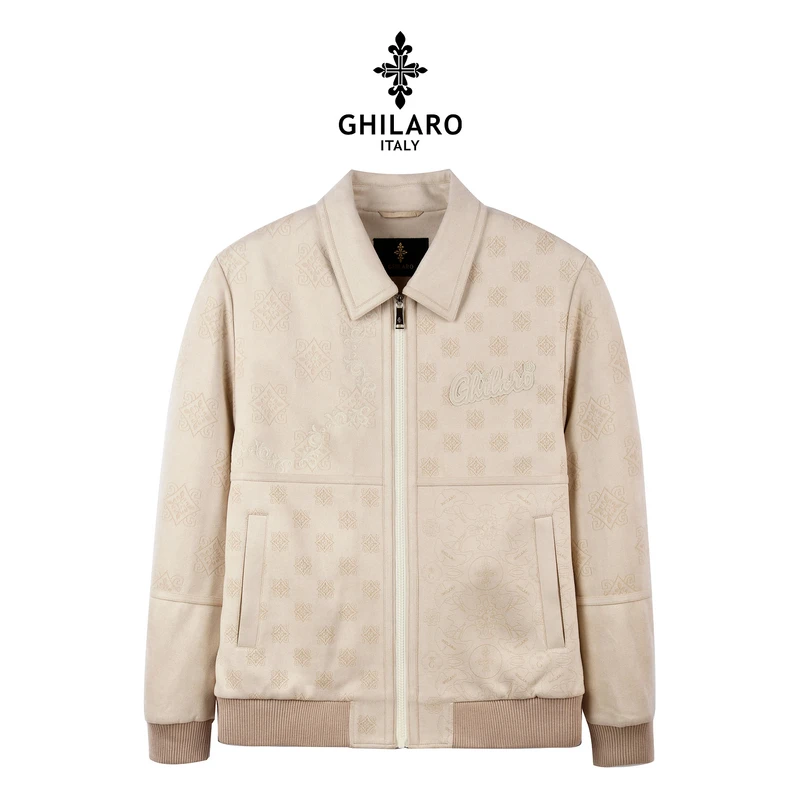 【专柜同款】古劳吉那诺秋冬棉服2025新款时尚休闲翻领保暖棉衣4099