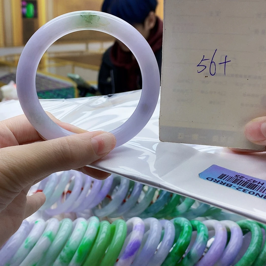 翡翠未镶嵌手镯hjk