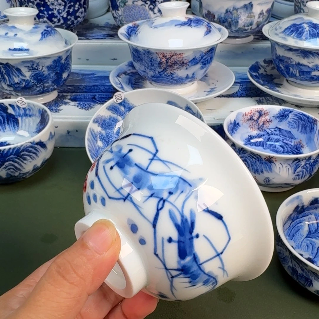 景德镇纯手绘茶具圆圆242