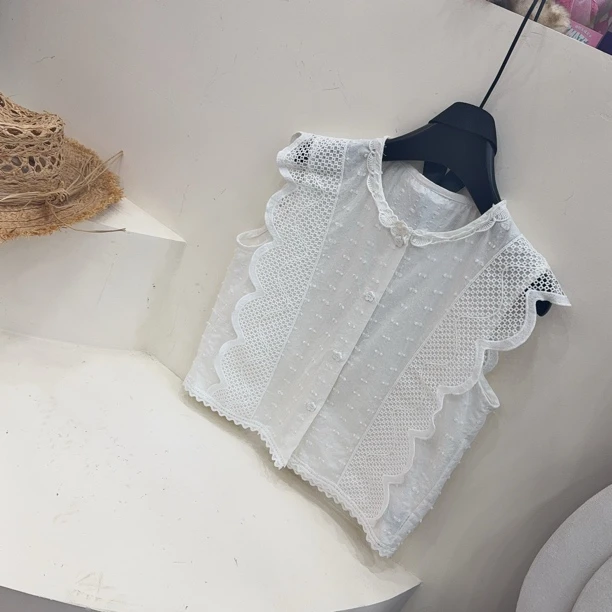 W童品，（现货）2025夏季儿童上衣新款短袖韩版014