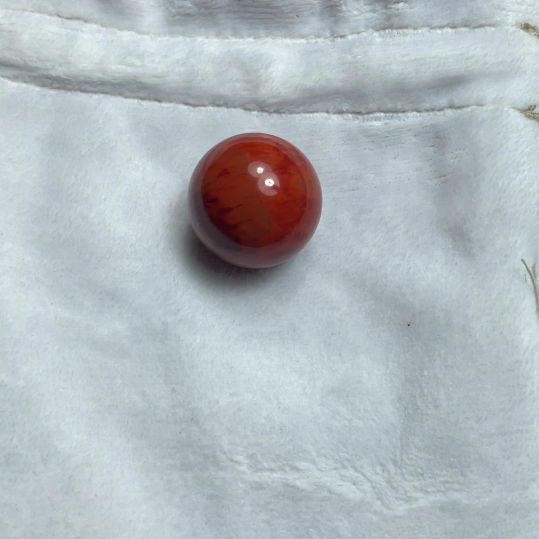 放***奏南红玛瑙未镶嵌单珠