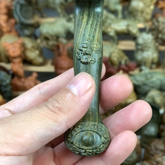 花梨木类o***?緑檀木如意