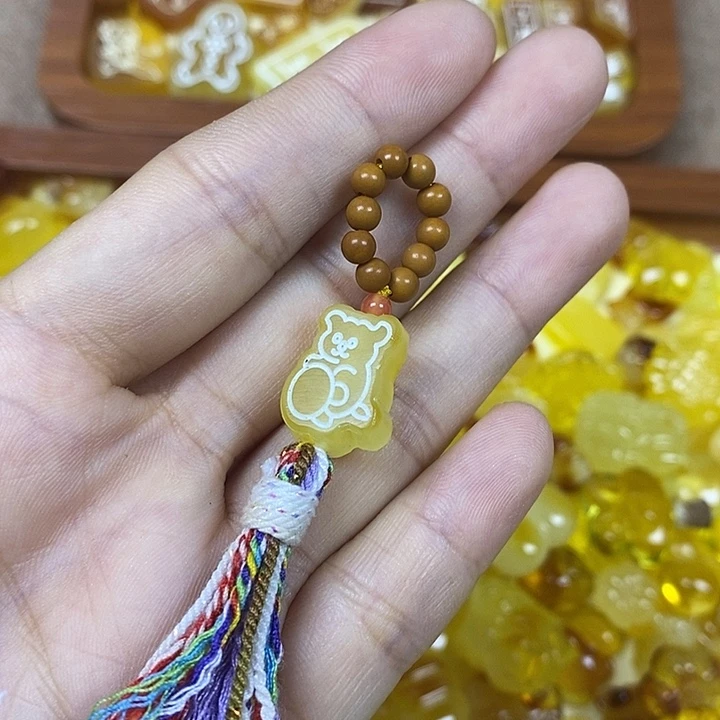 吊坠橄榄核福利原皮滴溜7