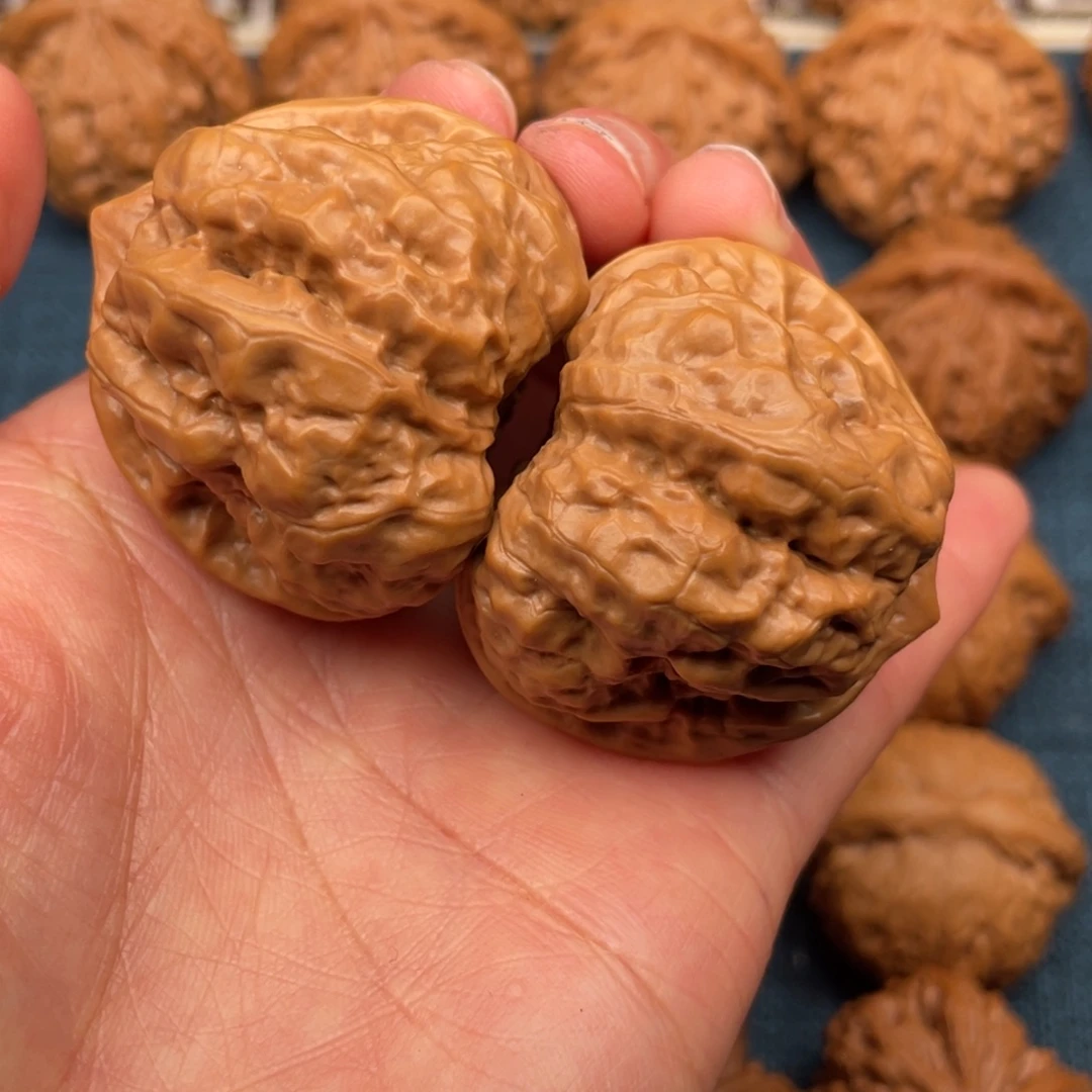 把件文玩核桃41全品毕业三角开背蛙